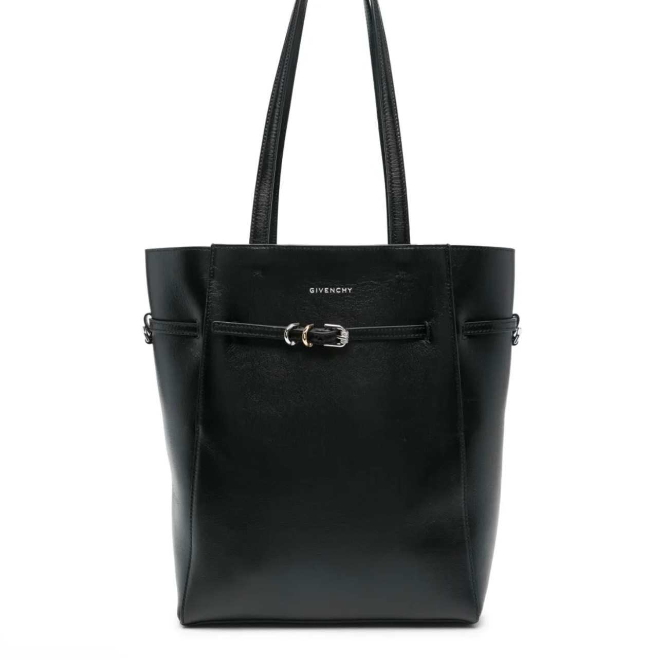 GIVENCHY Medium Voyou Tote Bag in Leather "Black"