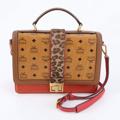 ■美品 MCM エムシーエム ヴィセトスヴェロニカ ハラコ