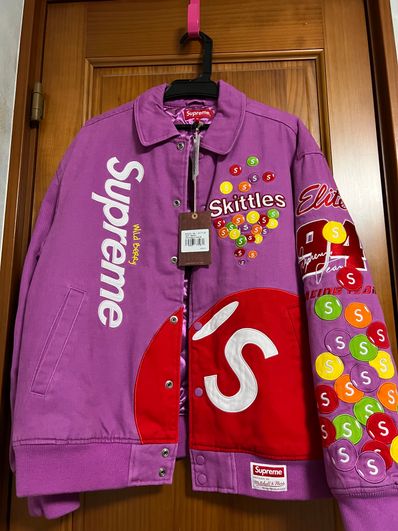 Supreme / Skittles / Mitchell & Ness Varsity Jacket Supreme / Skittles / Mitchell & Ness Varsity Jacket