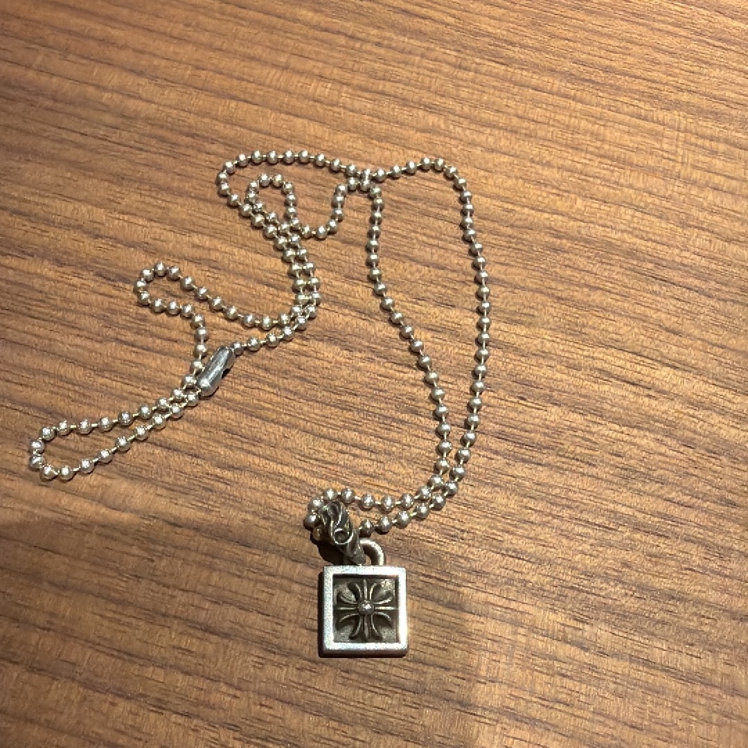 Chrome Hearts Framed CH Plus Charm "Silver"