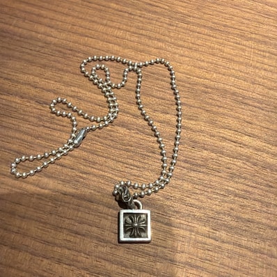 Chrome Hearts Framed CH Plus Charm "Silver"