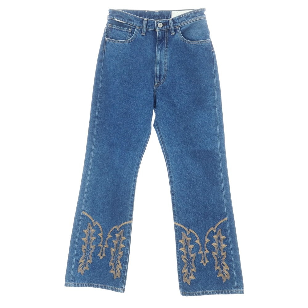 【中古】【未使用】クロ KURO フレア ブーツカット ジーンス デニムパンツ ブルー【サイズ29】【メンズ】