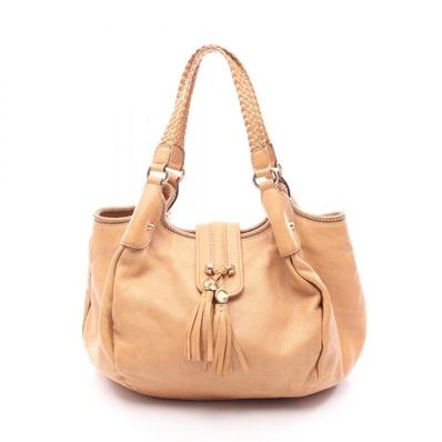 グッチ GUCCI マラケシュ ショルダーバッグ バッグ レザー レディース ベージュ系 257029 【中古】