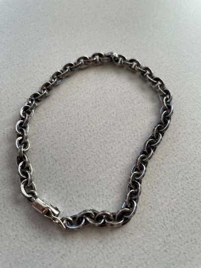Chrome Hearts Paper Chain Bracelet 8inch "Silver"