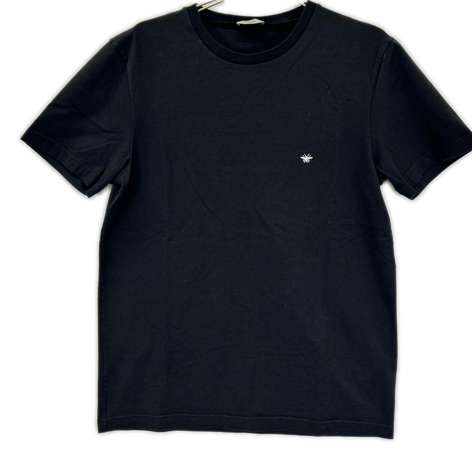 ディオール 733J603B0677 BEE刺繍 ブラック クルーネックTシャツ L