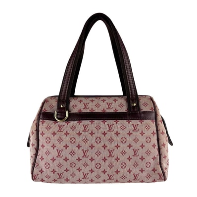 ルイ ヴィトン LOUIS VUITTON ハンドバッグ モノグラムミニ ジョセフィーヌ モノグラムミニキャンバス バーガンディ ゴールド レディース M92213【中古】 z9837