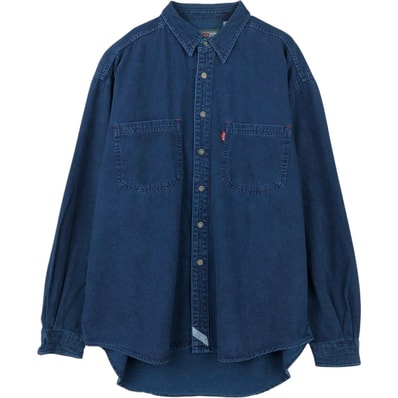 古着 リーバイス Levi's 長袖 デニムシャツ メンズL相当/eaa666512