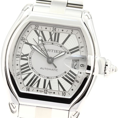 カルティエ ロードスター GMT W62032X6 メンズ 【中古】