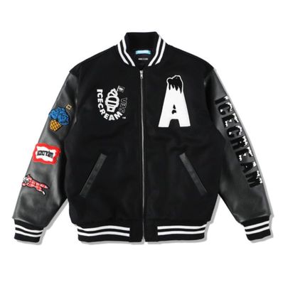 WIND AND SEA x HYSTERIC GLAMOUR Stadium Jumper "Black"