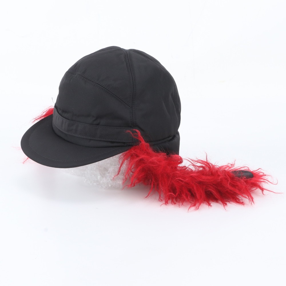 ■美品 プラダ リナイロンフライト モヘヤ ファー M 帽子 ファッション