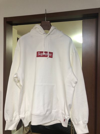 Supreme Box Logo Hooded Sweatshirt "White" (21FW)