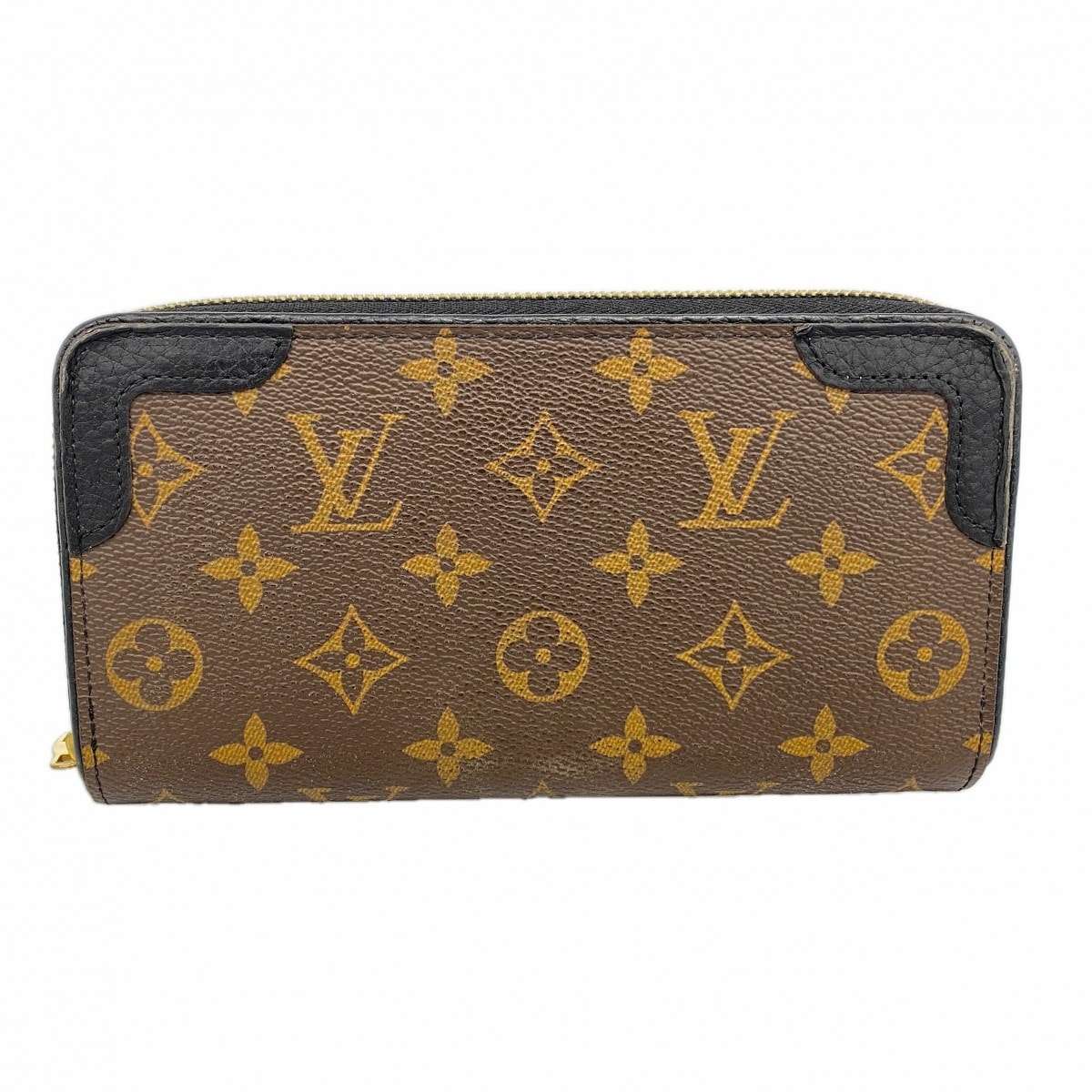 【6dc3305-k】ルイヴィトン 長財布 モノグラム ジッピー ウォレット レティーロ M61855 ブラウン【中古】レディース