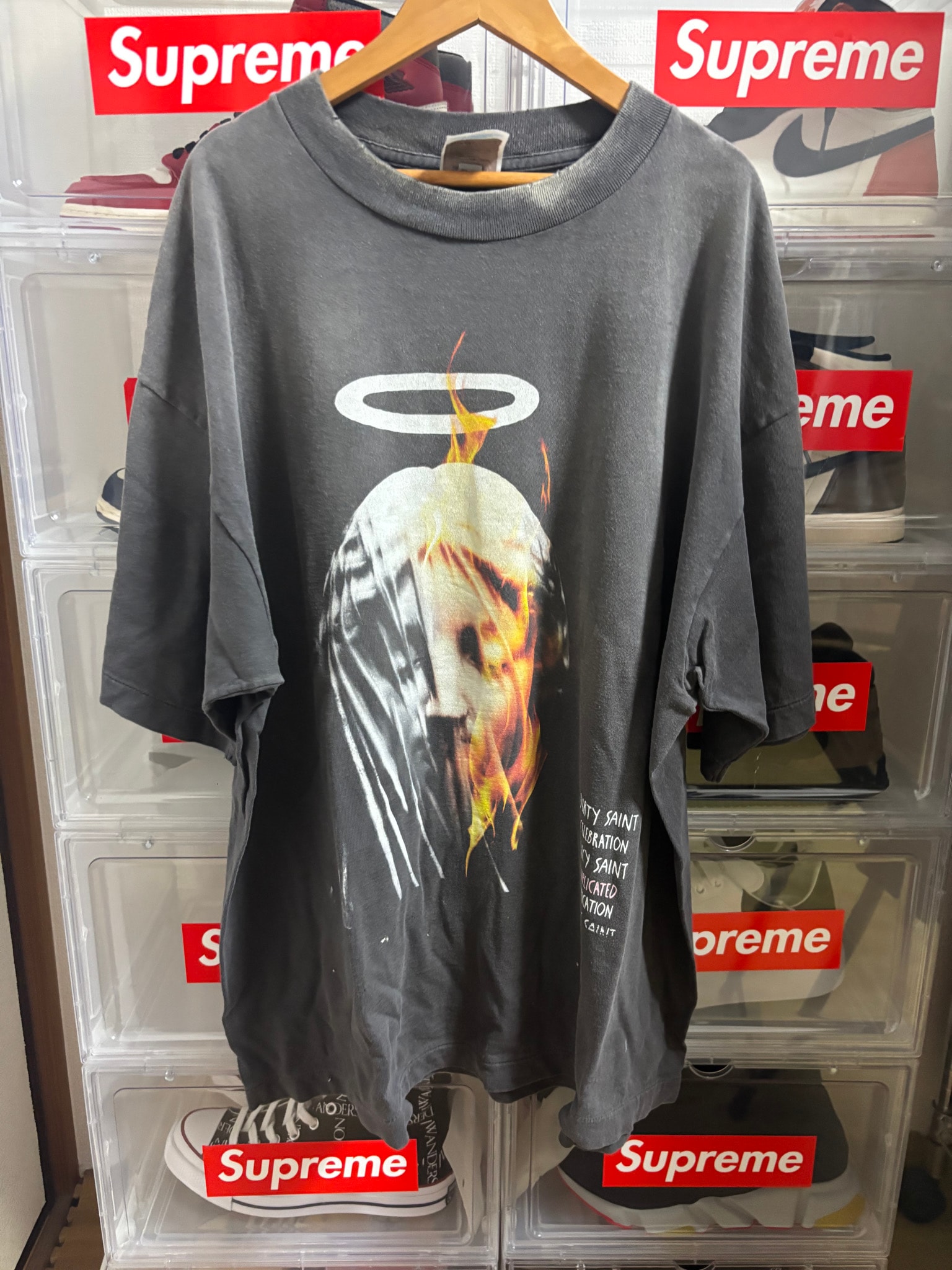SAINT Mxxxxxx SS Tee Devil Daddy "Black" SM-HR8-0000-002