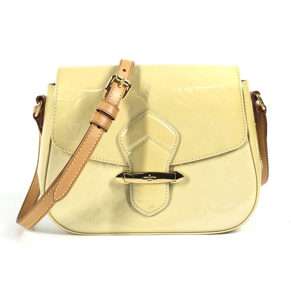 ルイヴィトン LOUIS VUITTON ベルフラワーPM ベルフラワー PM M91731 モノグラムヴェルニ カバン 斜め掛け フラップ  ショルダーバッグ モノグラムヴェルニ ジョーヌパッション イエロー