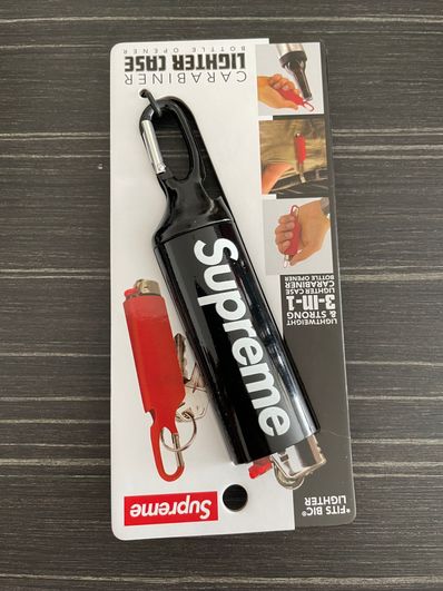 Supreme Lighter Case Carabiner "Black"