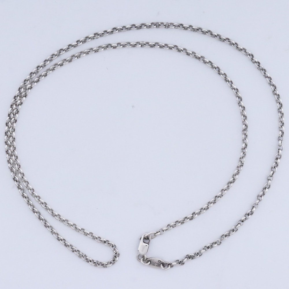 Chrome Hearts Roll Chain Necklace "Silver"