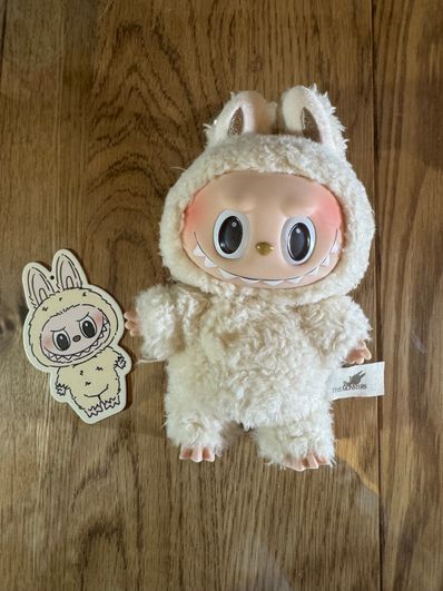 POP MART THE MONSTERS (LABUBU) Exciting Macaron Plush Series SOYMILK