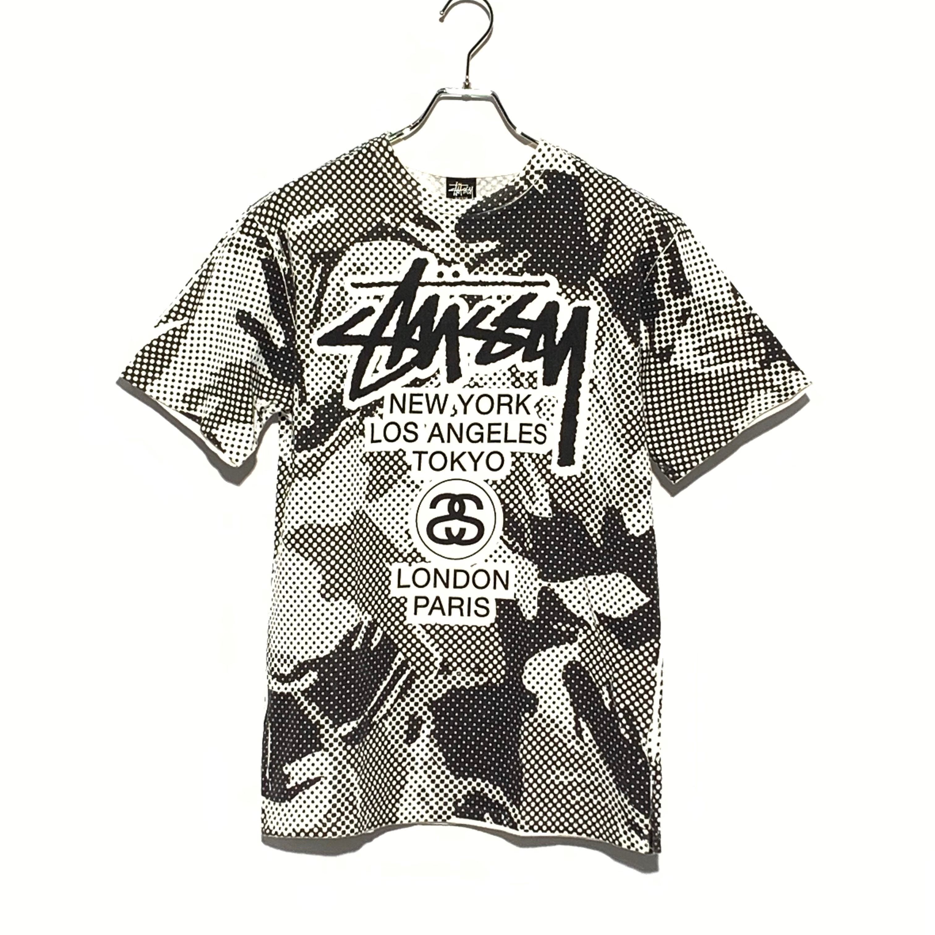 STUSSY World Tour camouflage dot S/S Tee