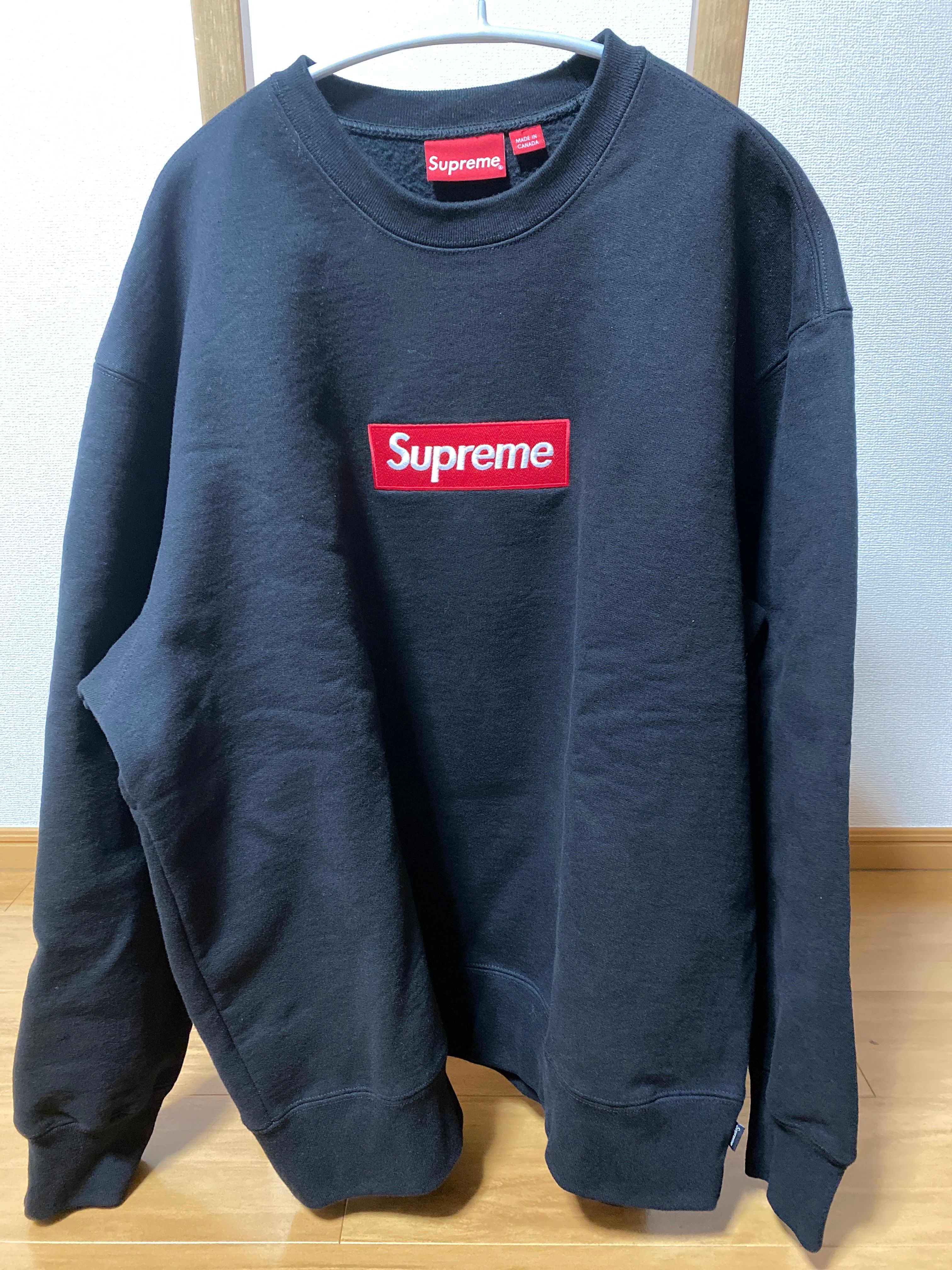 Supreme Box Logo Crewneck "Black" (22FW)