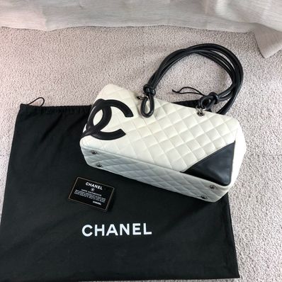 CHANEL Cambon Bowler Bag "White"