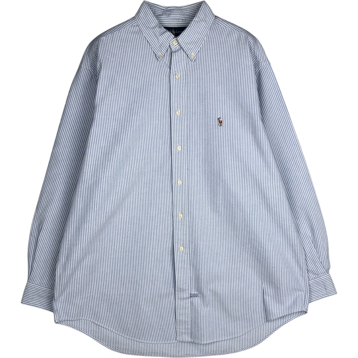 古着 ラルフローレン Ralph Lauren YARMOUTH 長袖 ボタンダウンストライプシャツ メンズXL相当/eaa629049