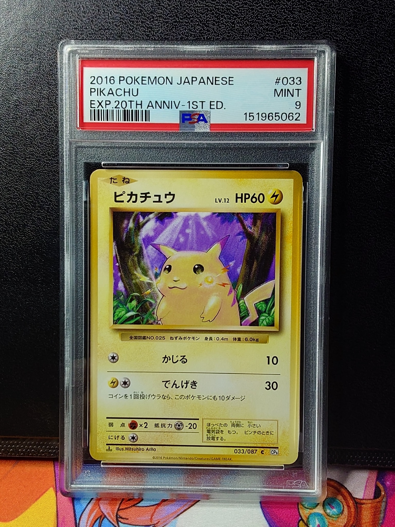 ピカチュウ C :1ED [CP6 033/087](コンセプトパック「ポケットモンスターカードゲーム 拡張パック 20th Anniversary」)