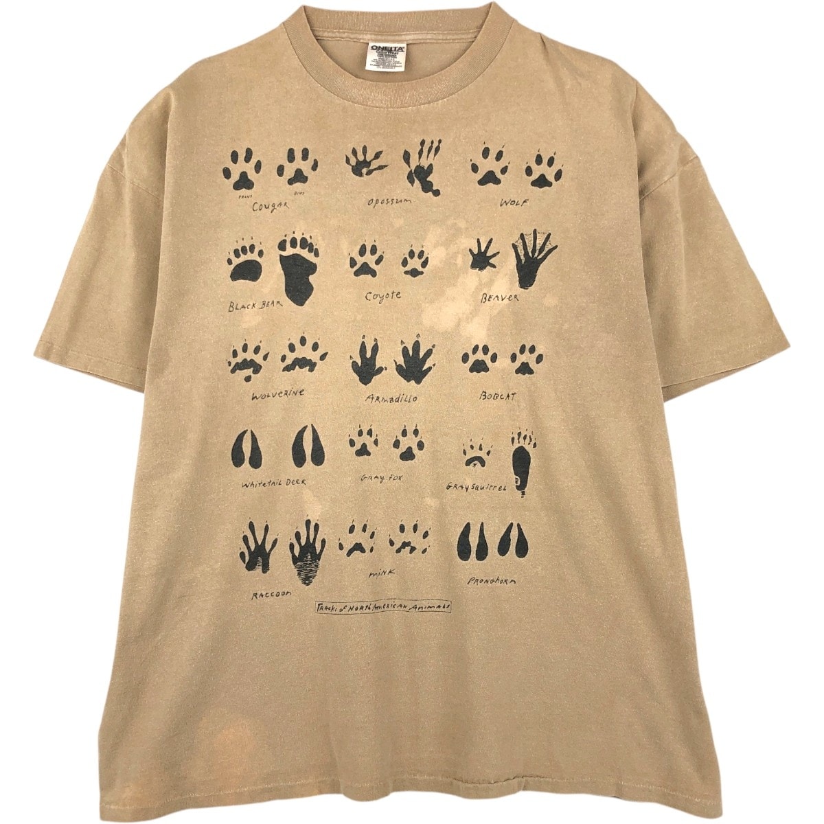 古着 90年代 オニータ ONEITA プリントTシャツ USA製 メンズXXL相当 ヴィンテージ/eaa626731