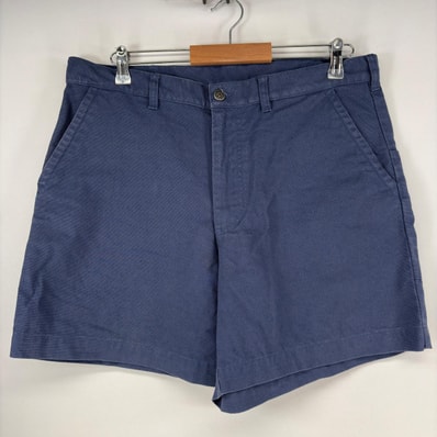古着 パタゴニア patagonia ダック ショートパンツ ワンポイントロゴ スタンドアップ ハーフパンツ w38 ネイビー メンズ