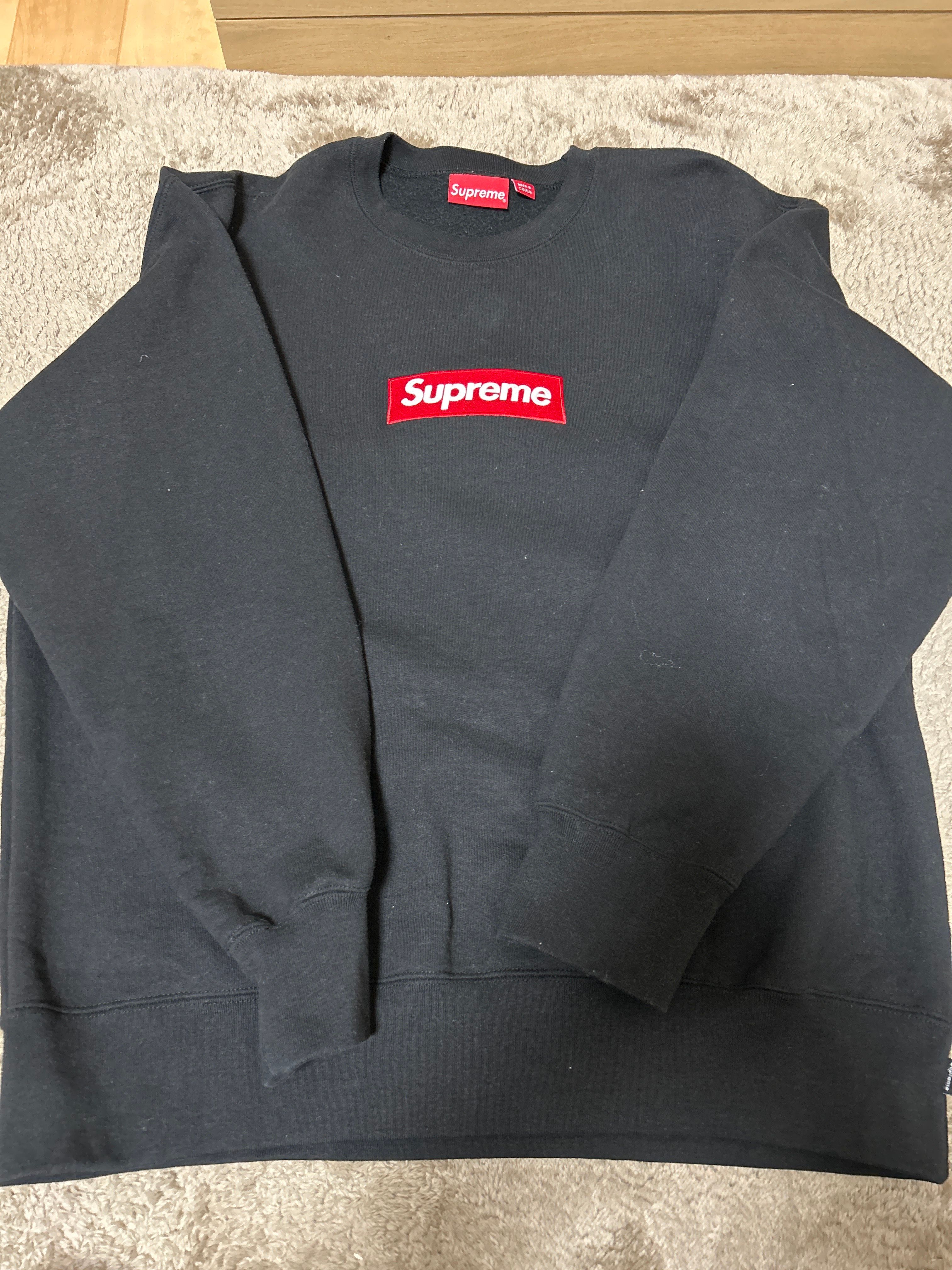 Supreme Box Logo Crewneck "Black" (22FW)