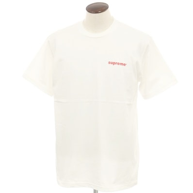 【中古】シュプリーム Supreme 2024年秋冬 Fuck Money Tee コットン クルーネック 半袖Tシャツ ホワイト【サイズL】【メンズ】