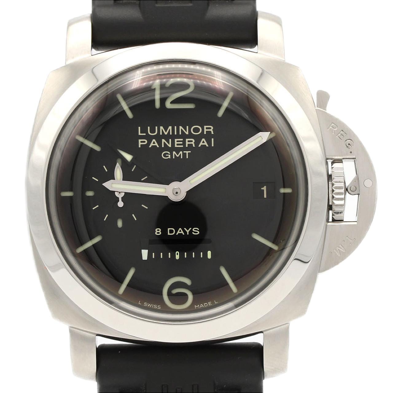 パネライ ルミノール1950 8DAYS GMT PAM00233 SS 手巻