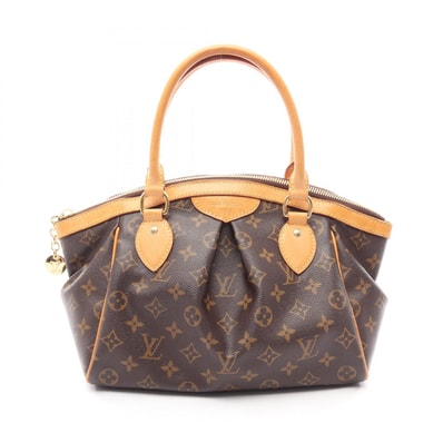 ルイ・ヴィトン LOUIS VUITTON ティヴォリPM ハンドバッグ バッグ PVCコーティングキャンバス レザー モノグラム レディース ブラウン系 M40143 【中古】