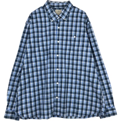 古着 90~00年代 エルエルビーン L.L.Bean TRADITIONAL FIT 長袖 ボタンダウンチェックシャツ メンズXL相当/eaa676450