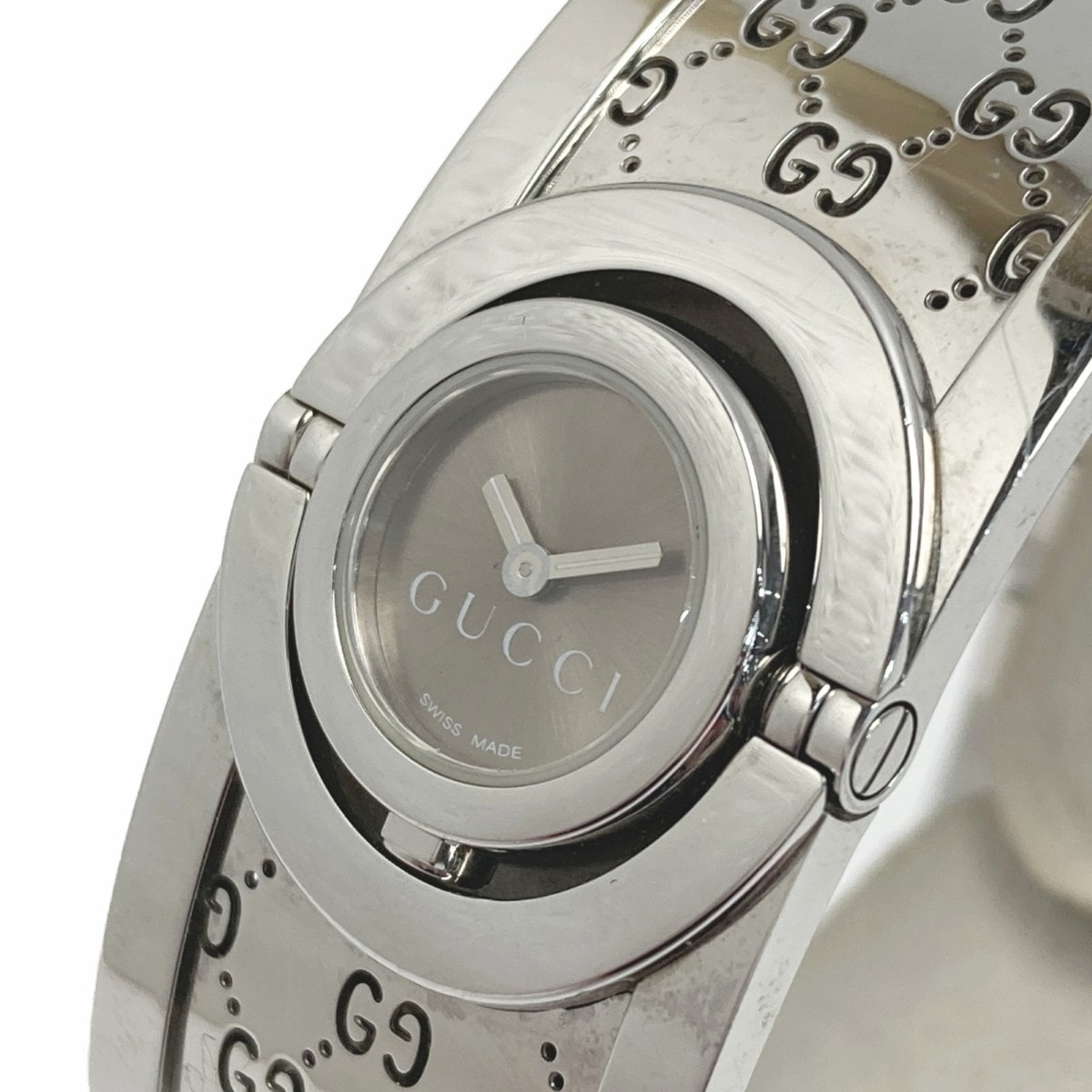 ☆☆GUCCI グッチ トワール バングルウォッチ YA112501 ブラウン クォーツ レディース 腕時計 箱・取説有