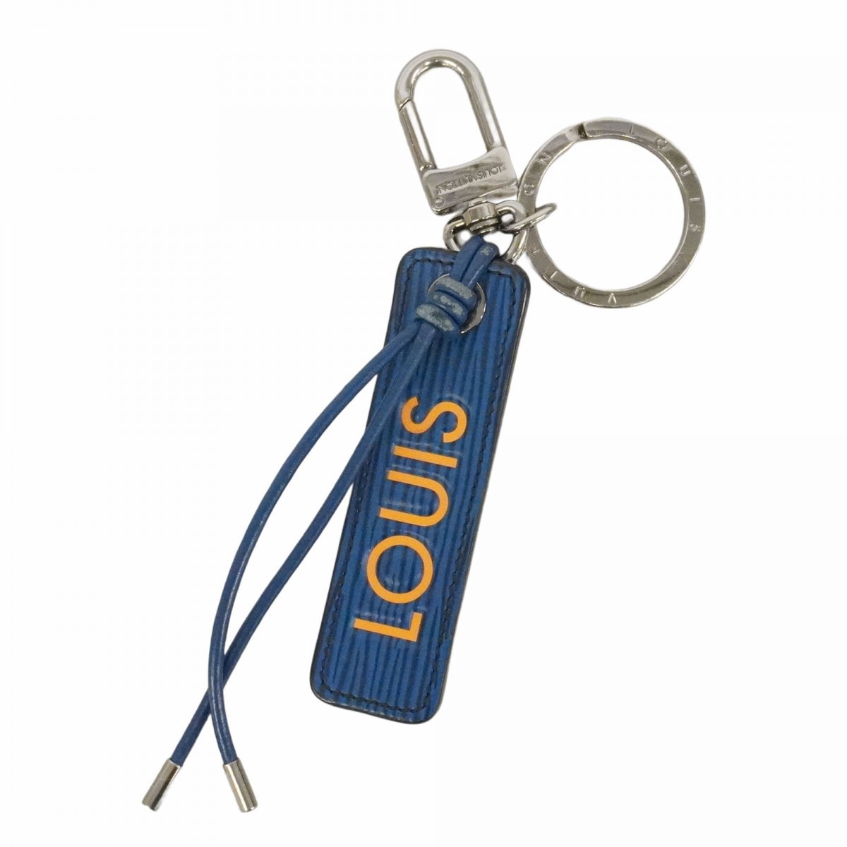 ★SALE【6cb1652】ルイヴィトン キーホルダー・チャーム エピ ポルトクレLVデュアル MP2553 ブルー イエロー【中古】メンズ レディース ユニセックス