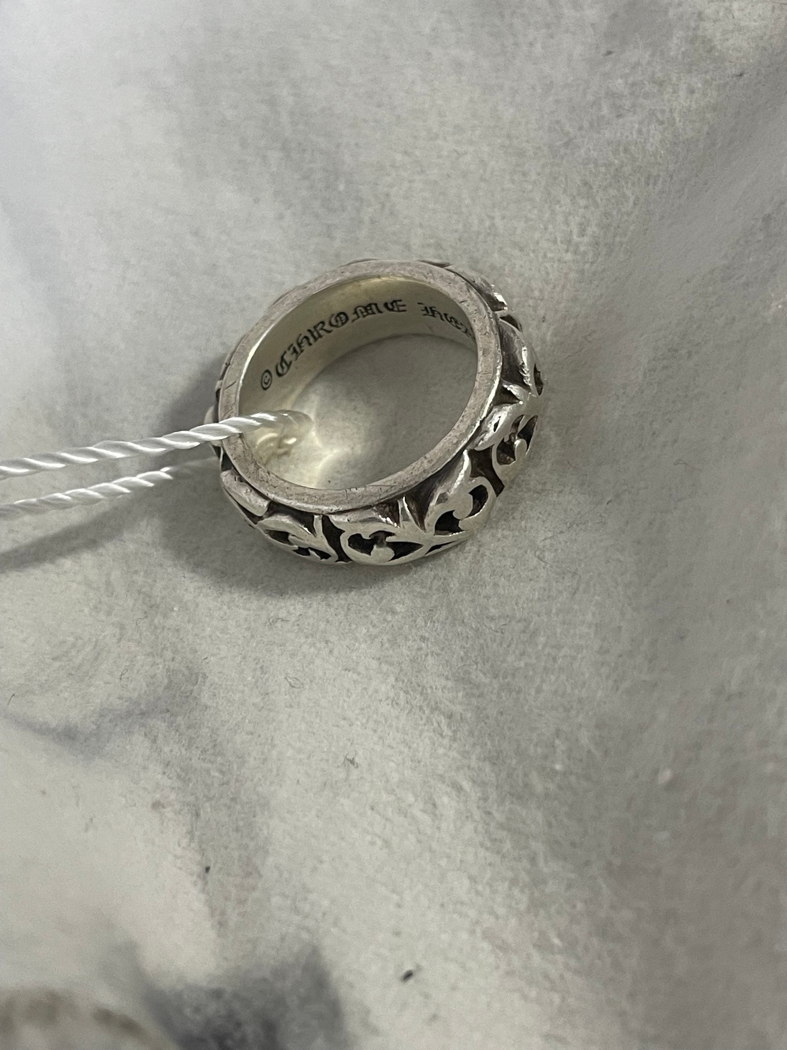 Chrome Hearts ETRNITY VINE BAND "Silver"
