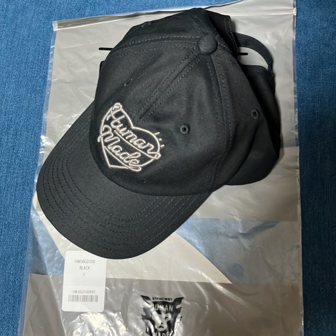 HUMAN MADE 6Panel Twill Cap "Black"