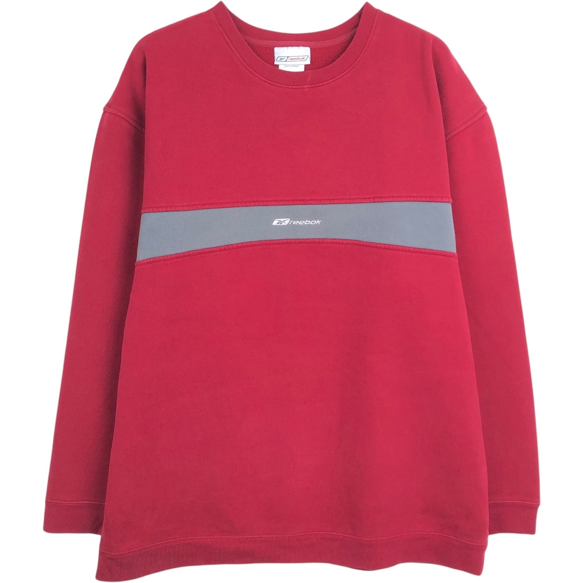 古着 リーボック Reebok ロゴスウェットシャツ トレーナー メンズXL相当/eaa671789
