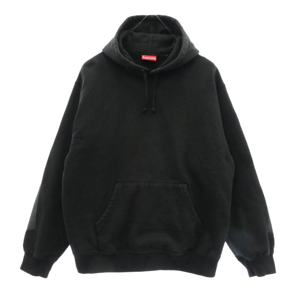 Supreme シュプリーム パーカー 21SS Big Logo Hooded Sweatshirt BlacK ビッグロゴ フーデッド スウェットシャツ プルオーバー パーカー  ブラック系 M【中古】