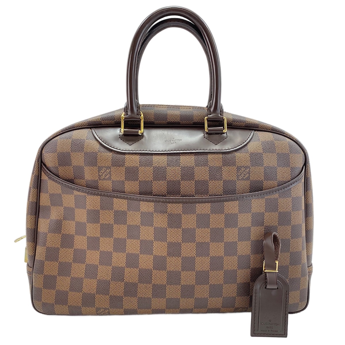 ヴィトン LV ダミエ ドーヴィル SPオーダー ハンドバッグ【中古】