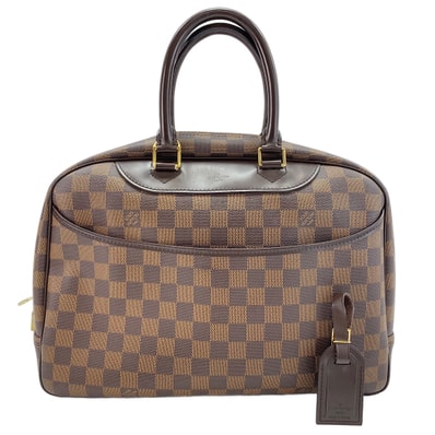 ヴィトン LV ダミエ ドーヴィル SPオーダー ハンドバッグ【中古】
