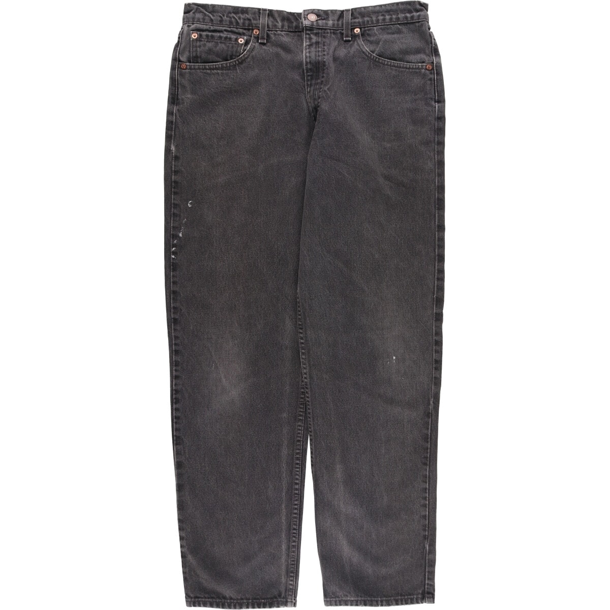 古着 90年代 リーバイス Levi's 550 RELAXED FIT ブラックデニム テーパードデニムパンツ USA製 メンズw34相当 ヴィンテージ/evb007571