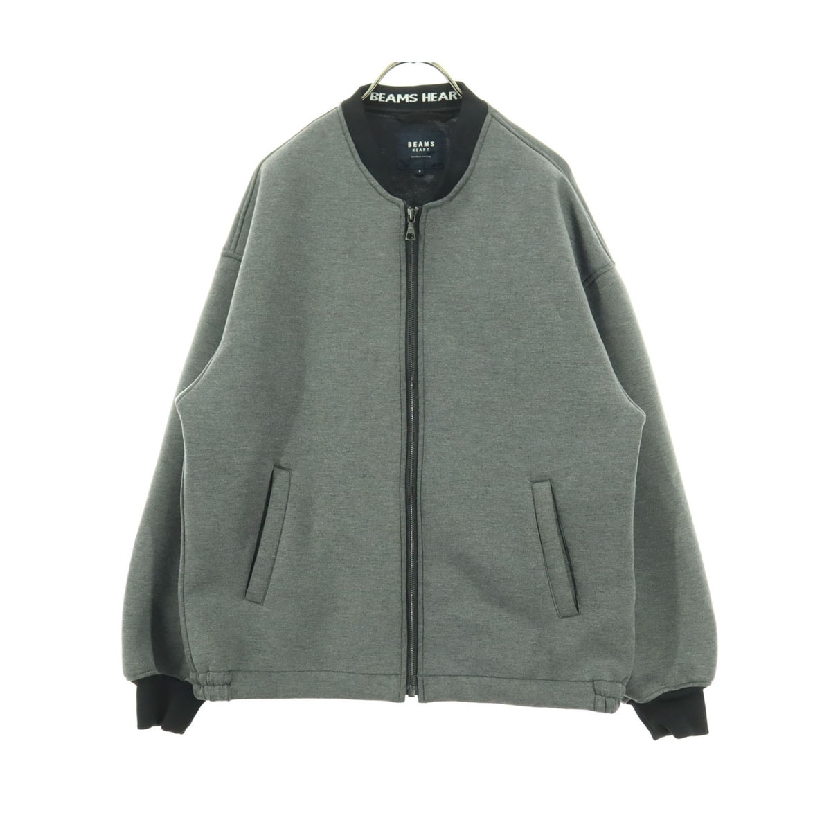BEAMS HEART ビームスハート 長袖 ダンボール ブルゾン S グレー