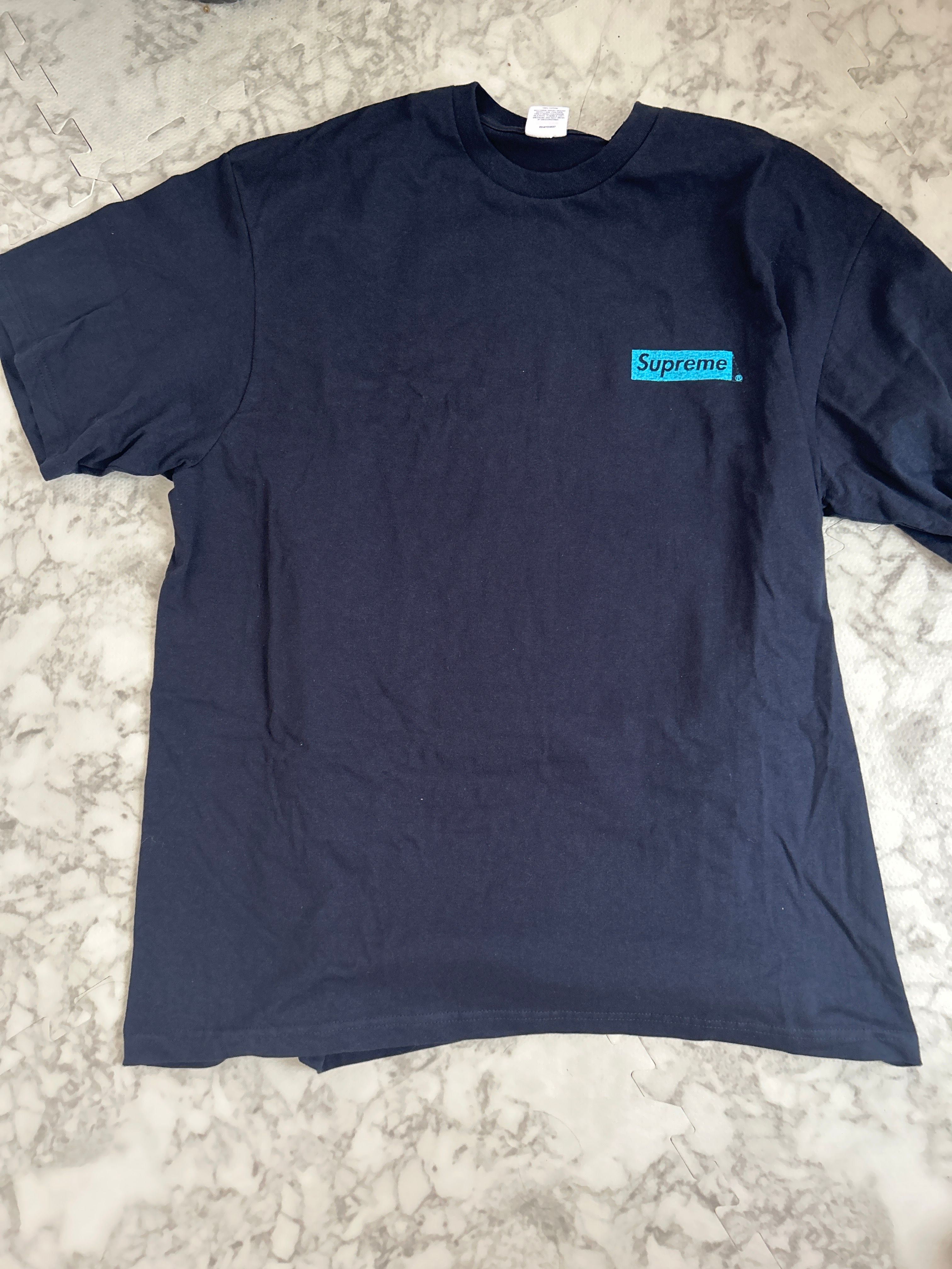 Supreme Spiral Tee "Navy"