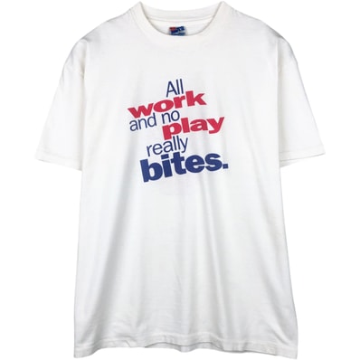 古着 90年代 ヘインズ Hanes メッセージプリントTシャツ USA製 メンズXL相当 ヴィンテージ/eaa654375