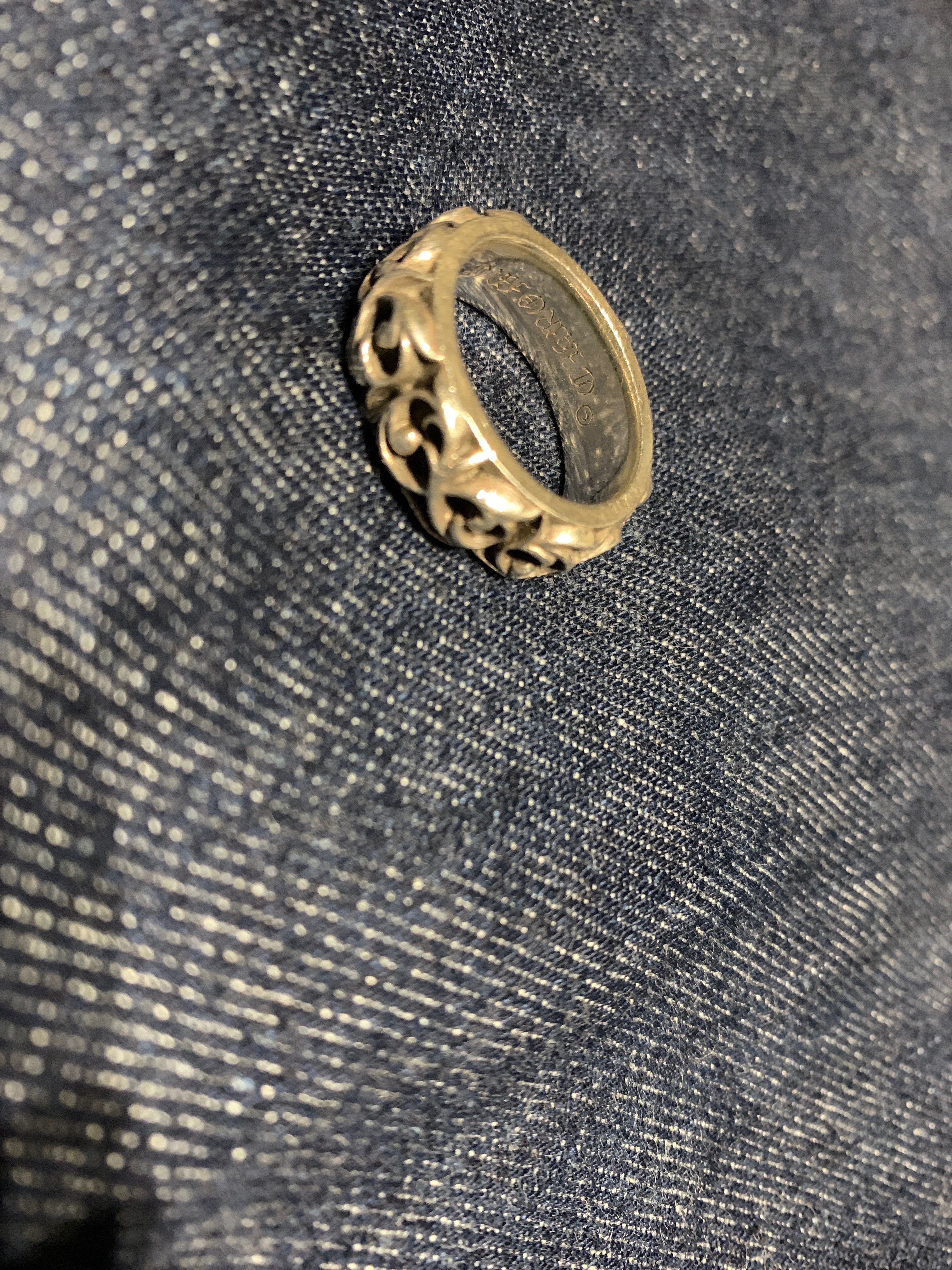 Chrome Hearts Eternity Vine Band Ring "Silver"