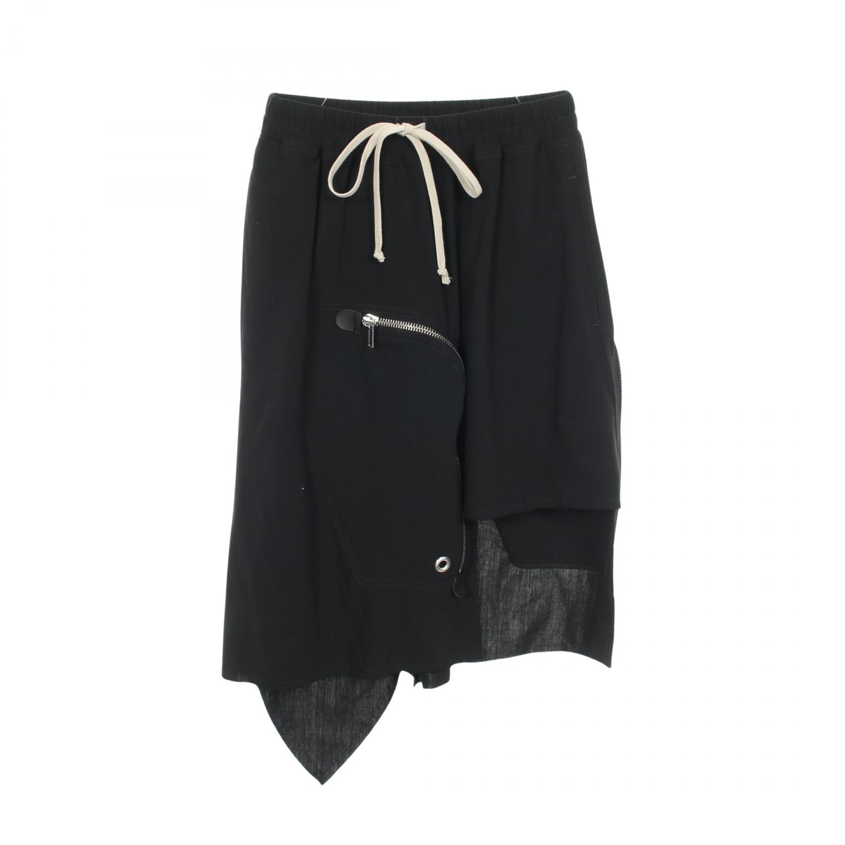 リックオウエンス Rick Owens DRACCA SKIRT アシンメトリー スカート 衣料品 ボトムス ウール レディース ブラック系 【中古】