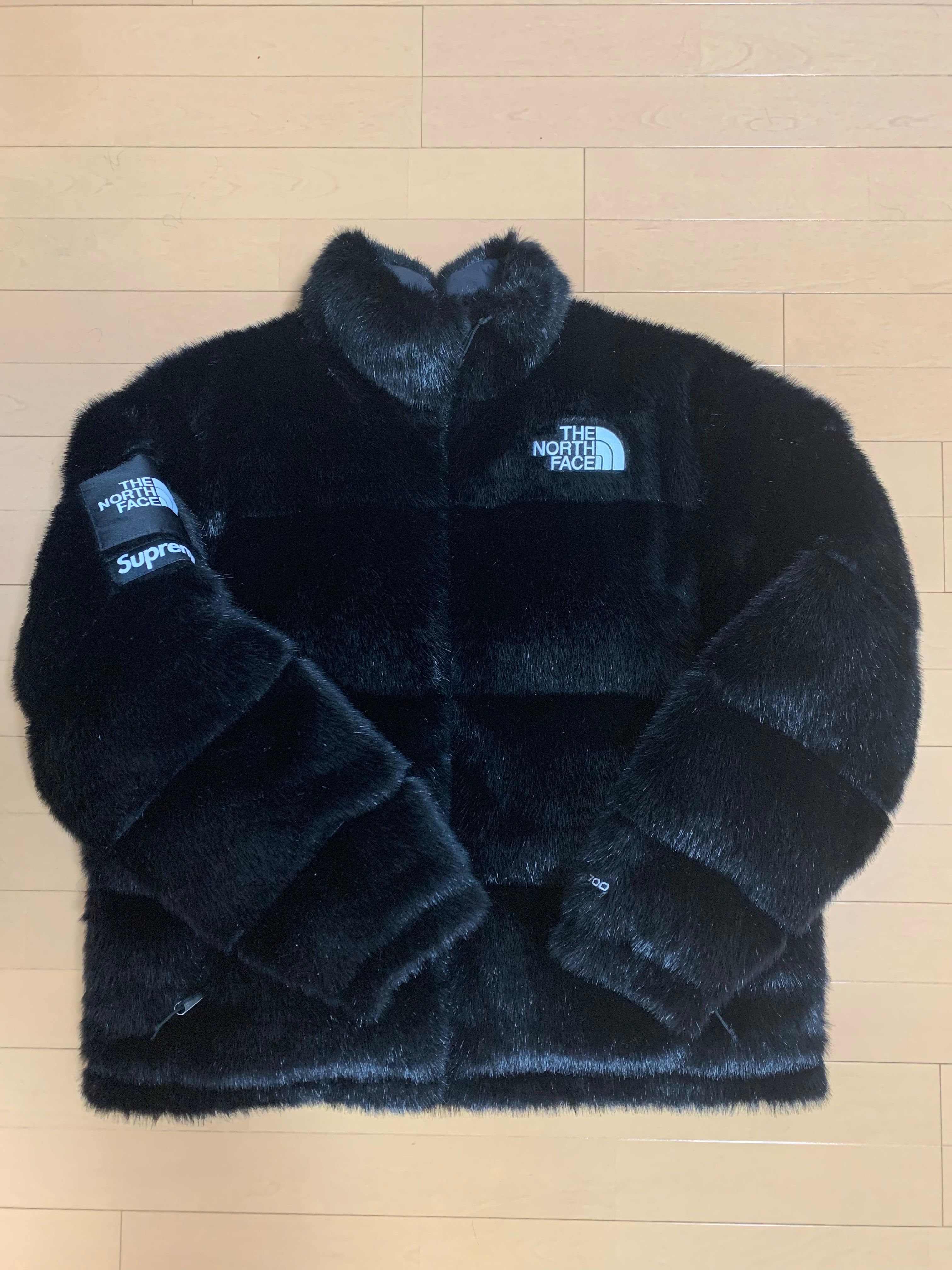 Supreme x The North Face Faux Fur Nuptse Jacket "Black"