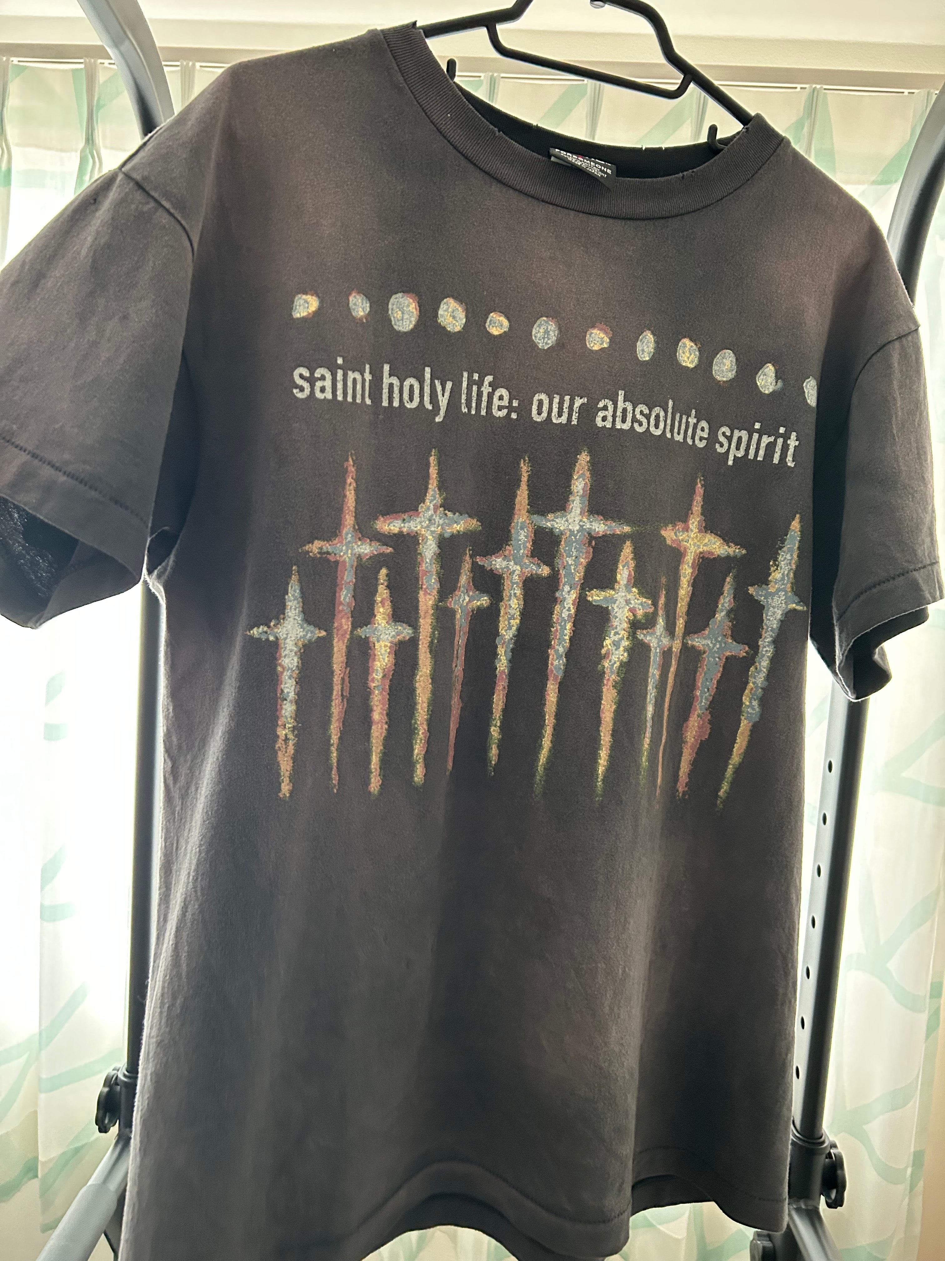 SAINT Mxxxxxx x FORSOMEONE FS_SS T-Shirt/God "Black"