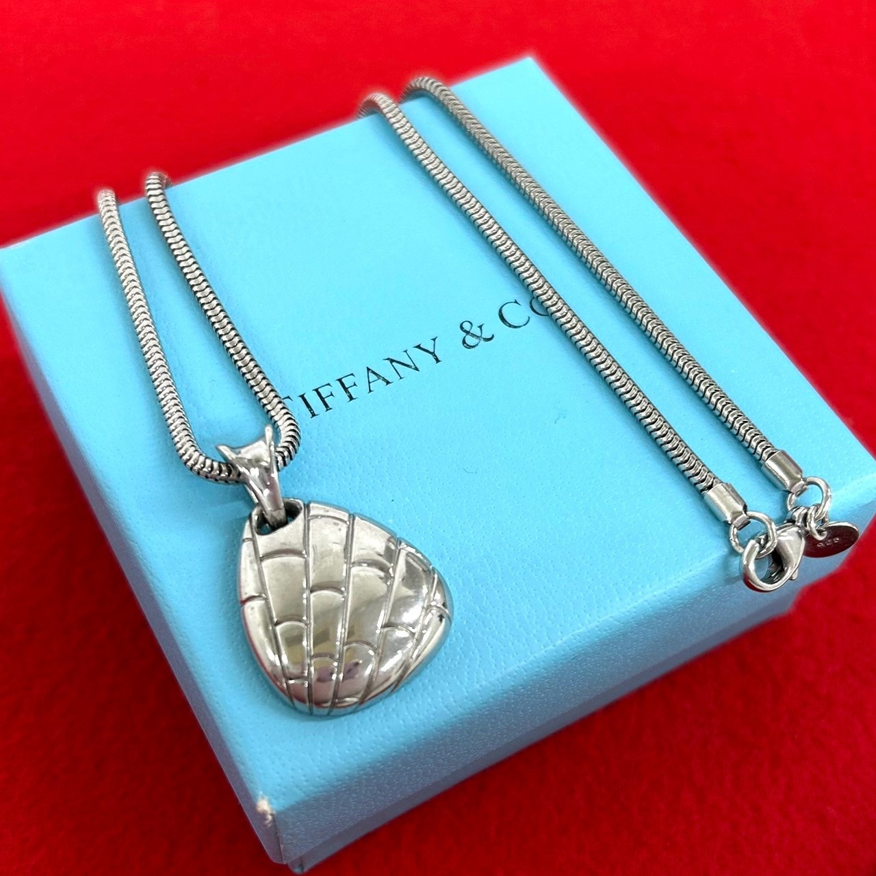 TIFFANY&Co. ティファニー クロコダイル ネックレス シルバー925 ネックレス シルバー
 39311